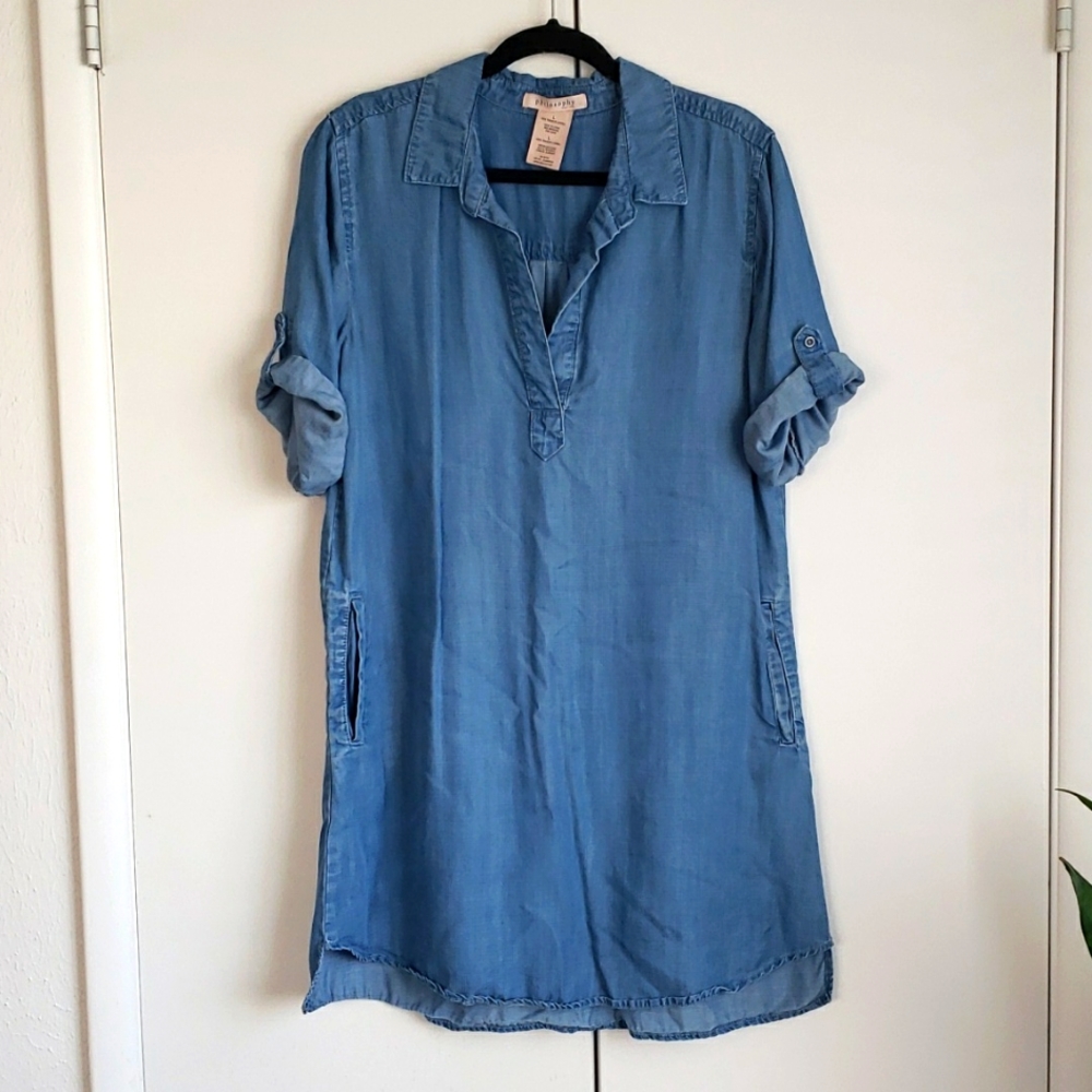 Philosophy shirt dress